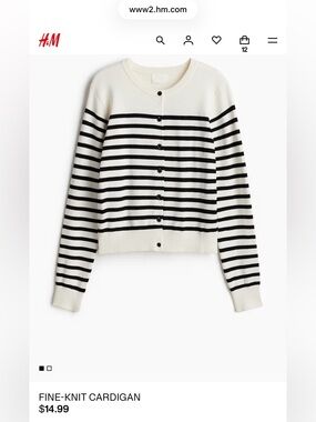 H&M Fine-Knit Cardigan